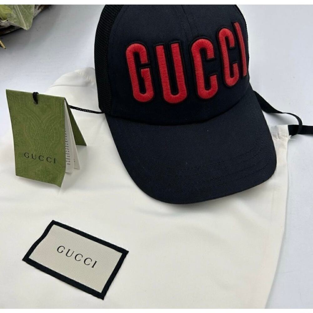 Unisex Gucci embroidered baseball cap size extra small adjustable made in Italy - Picture 3 of 8